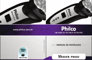 Manual Philco PBA02 Máquina barbear
