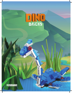 Bruksanvisning Dino Bricks set 004 Dino Plesiosaurus