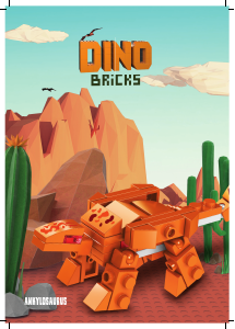 Kullanım kılavuzu Dino Bricks set 005 Dino Ankylosaurus