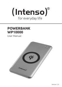 Manuál Intenso Powerbank WP10000 Přenosná nabíječka