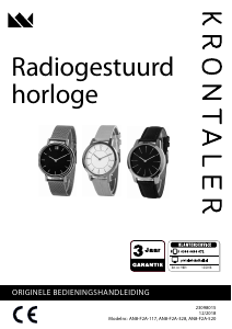 Handleiding Krontaler AN8-F2A-117 Horloge