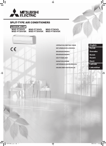 Bruksanvisning Mitsubishi MSZ-FT25VG Klimaanlegg