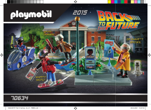 Bruksanvisning Playmobil set 70634 Back to the Future Back to the future ii - förföljese med hoverboard