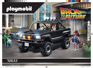 Manual Playmobil set 70633 Back to the Future Martys pickup truck
