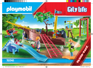 Manuale Playmobil set 70741 City Life Parco giochi dei pirati