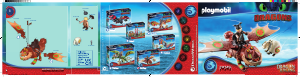 Brugsanvisning Playmobil set 70729 Dragons Dragon racing fiskeben og fedknold