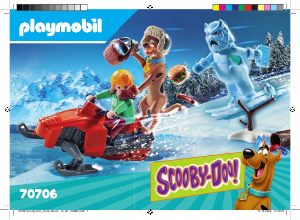 Manual de uso Playmobil set 70706 Scooby-Doo Scooby-doo! aventura con snow ghost