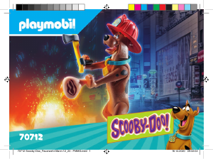 Руководство Playmobil set 70712 Scooby-Doo Scooby-doo! коллекционная фигурка пожарника