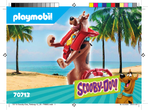 Руководство Playmobil set 70713 Scooby-Doo Scooby-doo! коллекционная фигурка спасателя