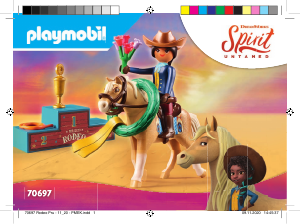 Manuale Playmobil set 70697 Spirit Pru al rodeo