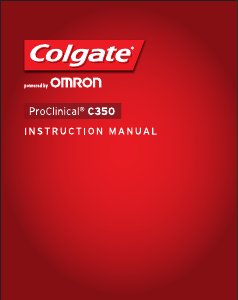 Manual Omron ProClinical C350 Colgate Electric Toothbrush