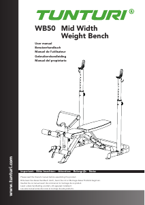 Manual de uso Tunturi WB50 Máquina de ejercicios