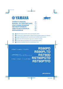 Handleiding Yamaha RS Vector (2013) Sneeuwscooter