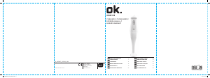 Manual de uso OK OSB 103 Batidora de mano