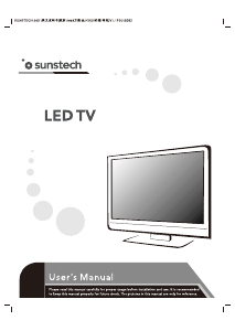 Mode d’emploi Sunstech 24SUNP20SP Téléviseur LED