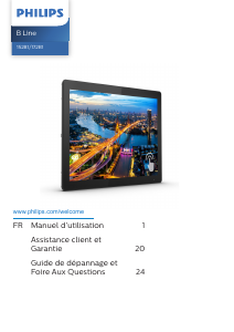 Mode d’emploi Philips 152B1TFL B Line Moniteur LED