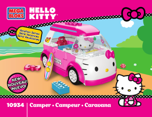 Bruksanvisning Mega Bloks set 10934 Hello Kitty Husbil