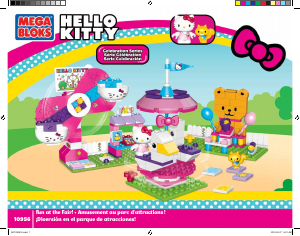 Bedienungsanleitung Mega Bloks set 10956 Hello Kitty Spass auf der Messe