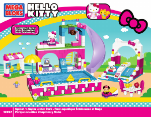 Manual de uso Mega Bloks set 10957 Hello Kitty Parque acuatico