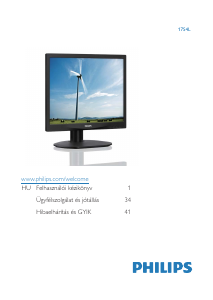 Használati útmutató Philips 17S4LSB LED-es monitor