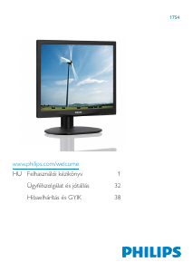 Használati útmutató Philips 17S4SB LED-es monitor