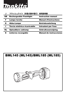 Handleiding Makita BML145 Zaklamp