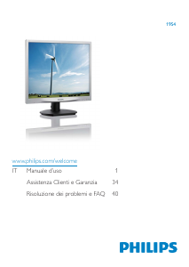 Manuale Philips 19S4LAB5 Monitor LED