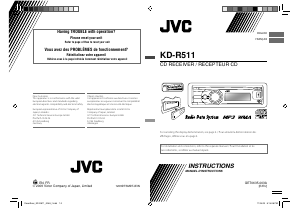 Manual JVC KD-R511 Car Radio