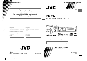 Manual JVC KD-R621 Car Radio