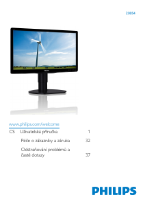 Manuál Philips 200S4LMB LED monitor