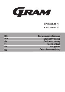 Bruksanvisning Gram KFI 3285-90 N Kyl-frys