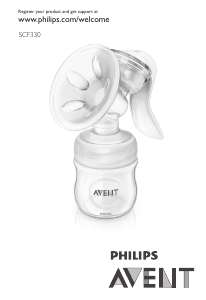 Manual Philips SCF330 Breast Pump