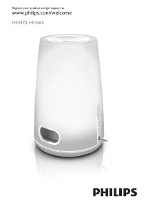 Bruksanvisning Philips HF3470 Wake-up light