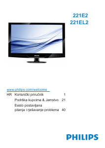 Manual Philips 221EL2SB LED Monitor