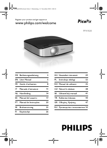 Руководство Philips PPX1020 PicoPix Проектор