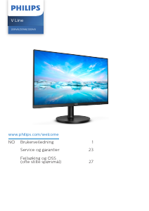 Bruksanvisning Philips 221V8LD V Line LED-skjerm