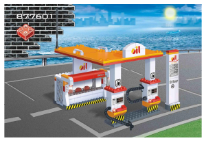 Manual BanBao set 8776 Transportation Gas station