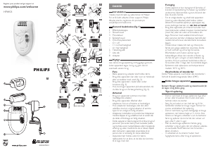 Kullanım kılavuzu Philips HP6403 Satinelle Epilatör