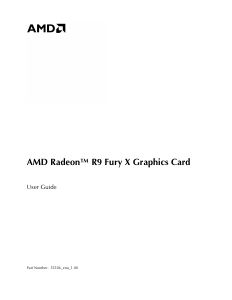 Handleiding AMD Radeon R9 Fury X Grafische kaart