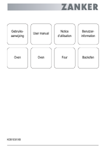 Bedienungsanleitung Zanker KOB10301XB Backofen