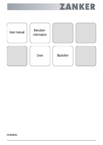Bedienungsanleitung Zanker KOB55602XK Backofen
