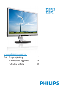 Manual Philips 225PL2ES LED Monitor