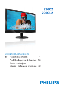 Handleiding Philips 226CL2SB LED monitor