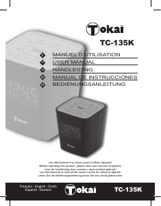 Manual Tokaï TC-135 Alarm Clock Radio