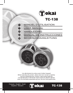 Manual de uso Tokaï TC-138 Radiodespertador