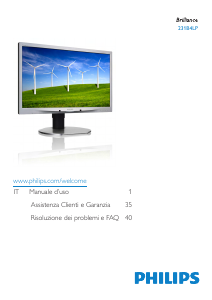 Manuale Philips 231B4LPYCB Monitor LED