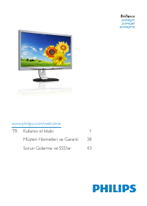 Kullanım kılavuzu Philips 231P4QPYKES LED ekran