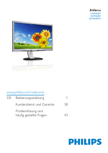 Bedienungsanleitung Philips 231P4QRYES LED monitor