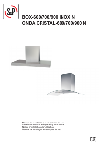 Manual Soler and Palau BOX-600 INOX N Cooker Hood