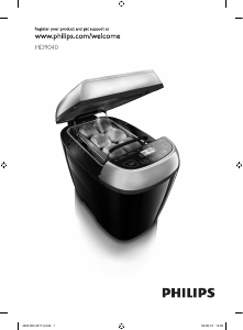 Manual Philips HD9040 Bread Maker